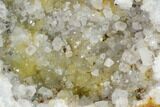 Keokuk Quartz Geode with Calcite Crystals - Iowa #144712-3
